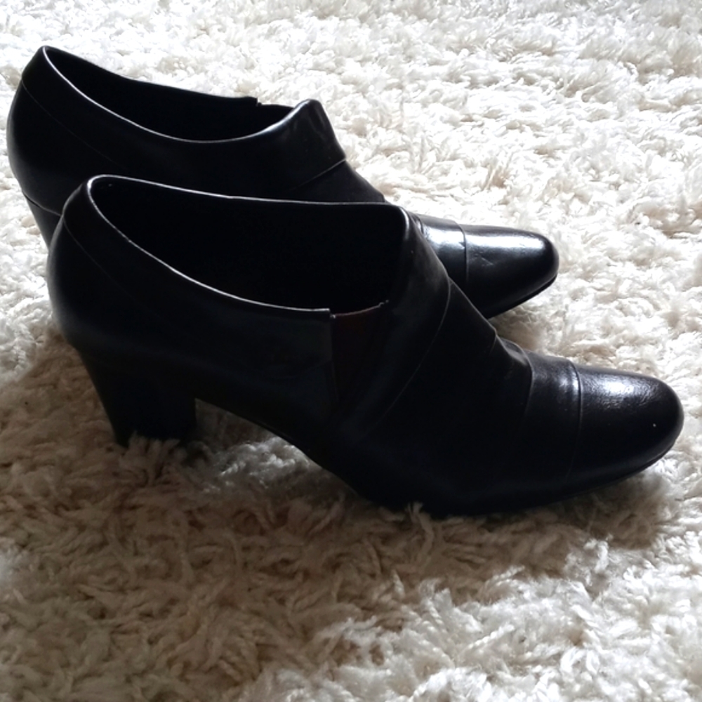 Chocolate Brown booties.
